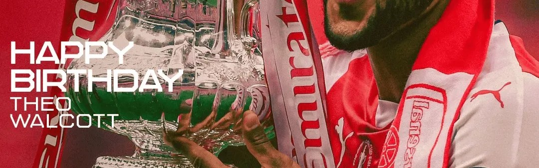 华体会官网-阿森纳官方发布社媒，祝福球队名宿沃尔科特37岁生日快乐