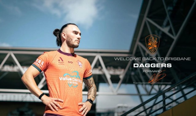 官方：27岁澳大利亚国脚达戈斯蒂诺租借加盟布里斯班狮吼